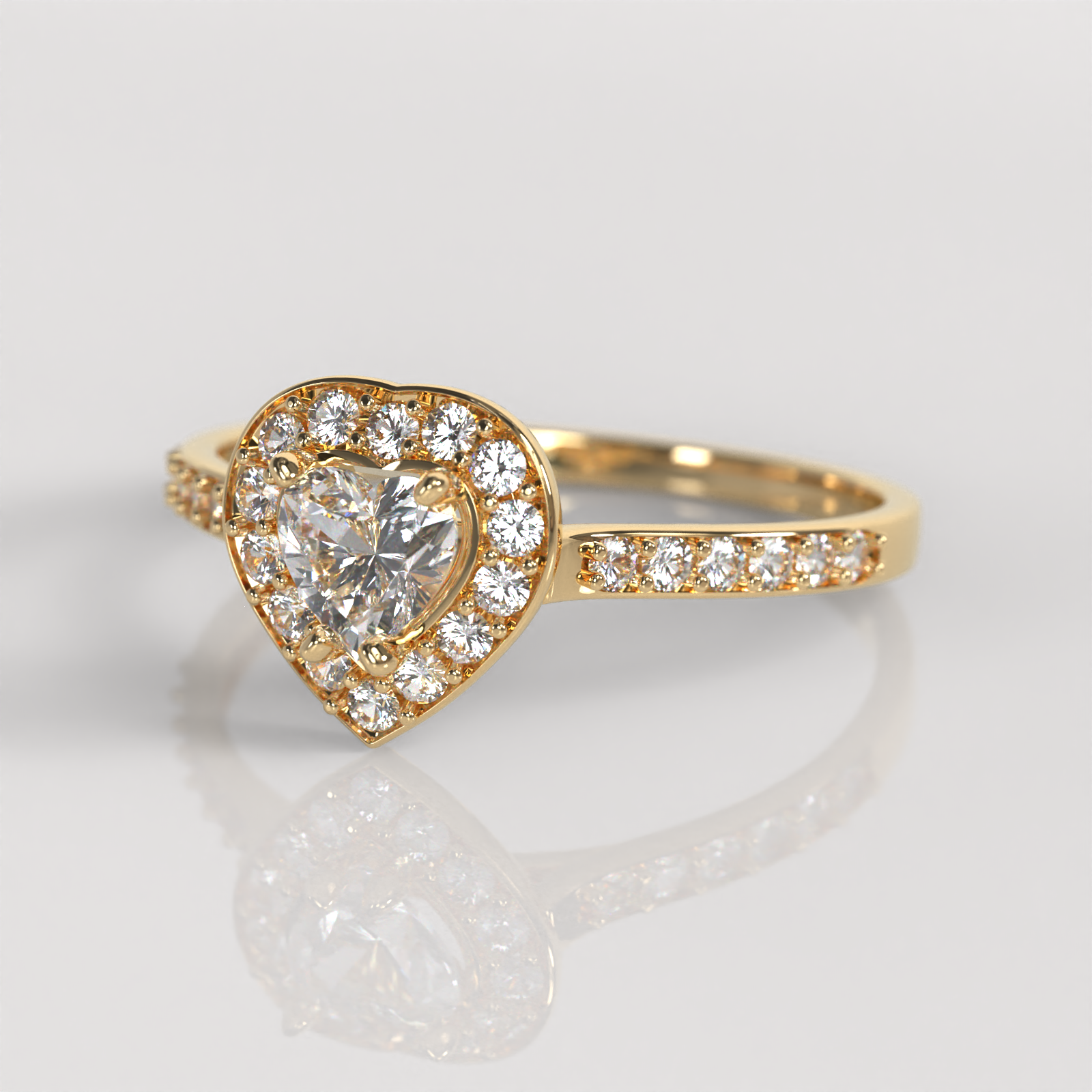 Anillo de Compromiso Tania - Oro Amarillo 18K