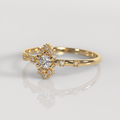 Anillo de Compromiso Dove - Oro Amarillo 18K