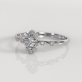Anillo de Compromiso Dove - Oro Blanco 18K