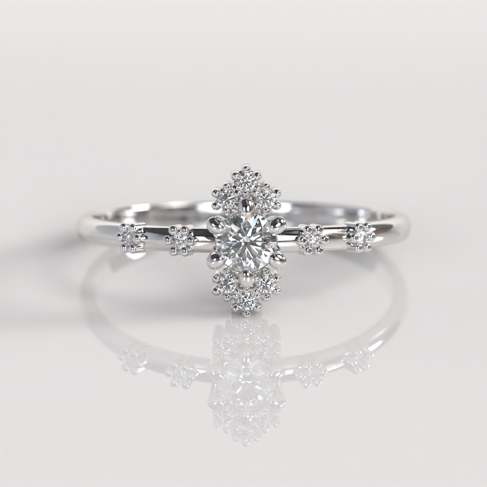 Anillo de Compromiso Dove - Plata