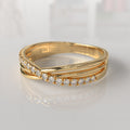 Anillo de Compromiso con Diamantes Phebie - Oro Amarillo 18K