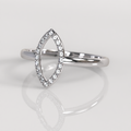 Anillo Greta - Oro Blanco 18K