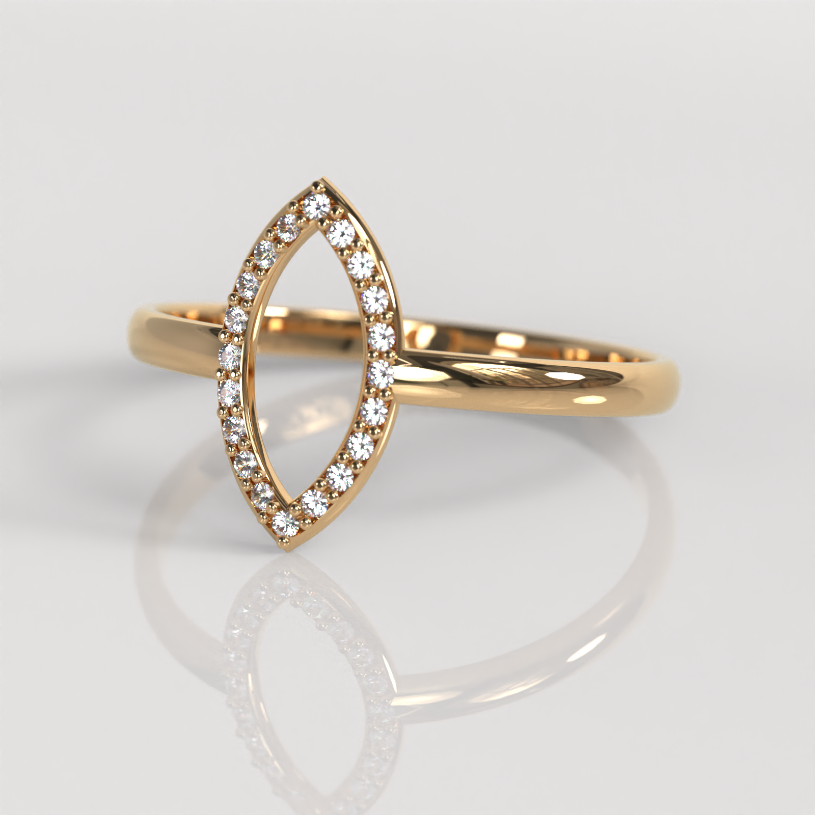 Anillo Greta - Oro Rosado 18K