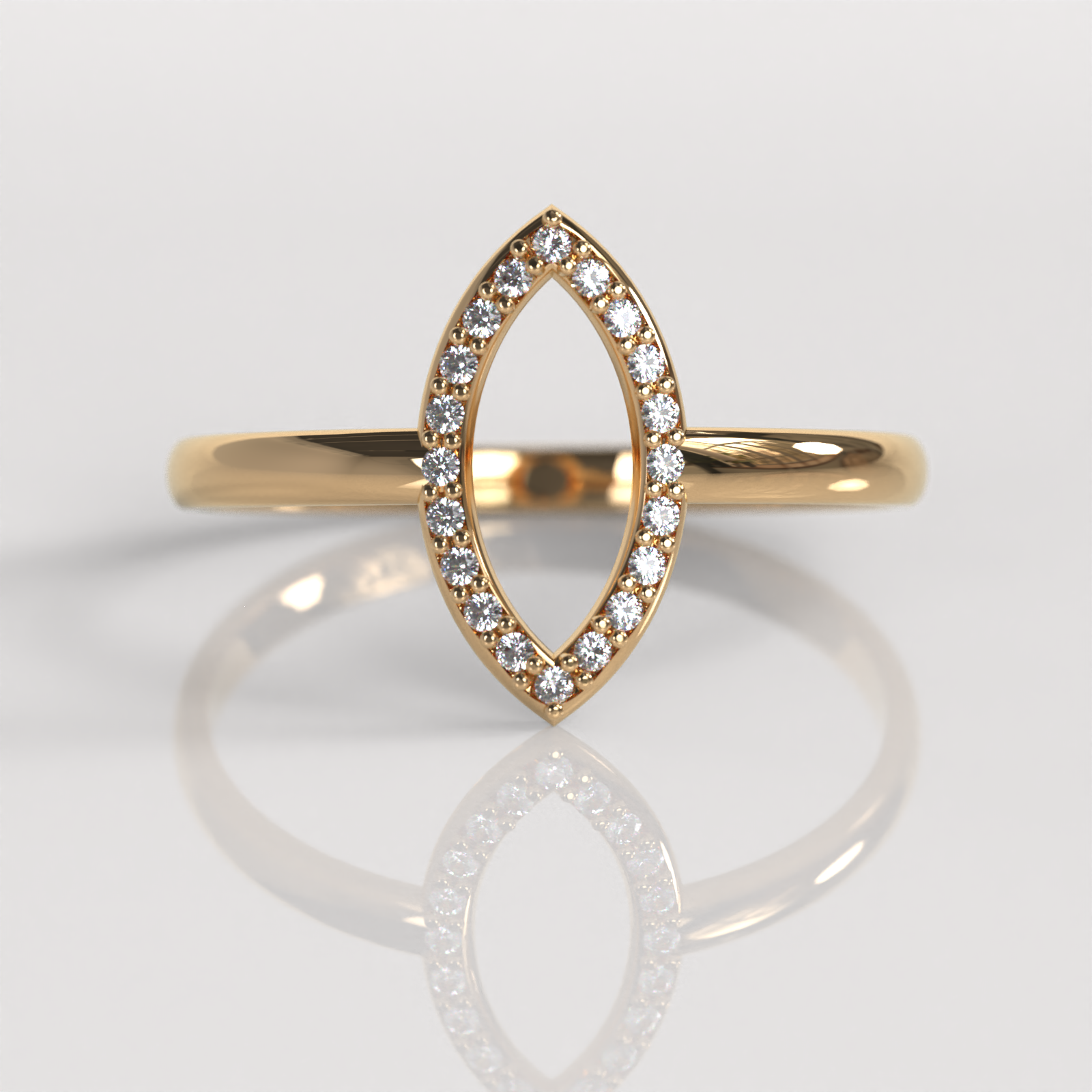 Anillo Greta - Oro Rosado 18K