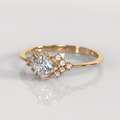 Anillo de Compromiso Zoe - Oro Rosado 18K