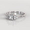 Anillo de Compromiso Alicia - Oro Blanco 18K