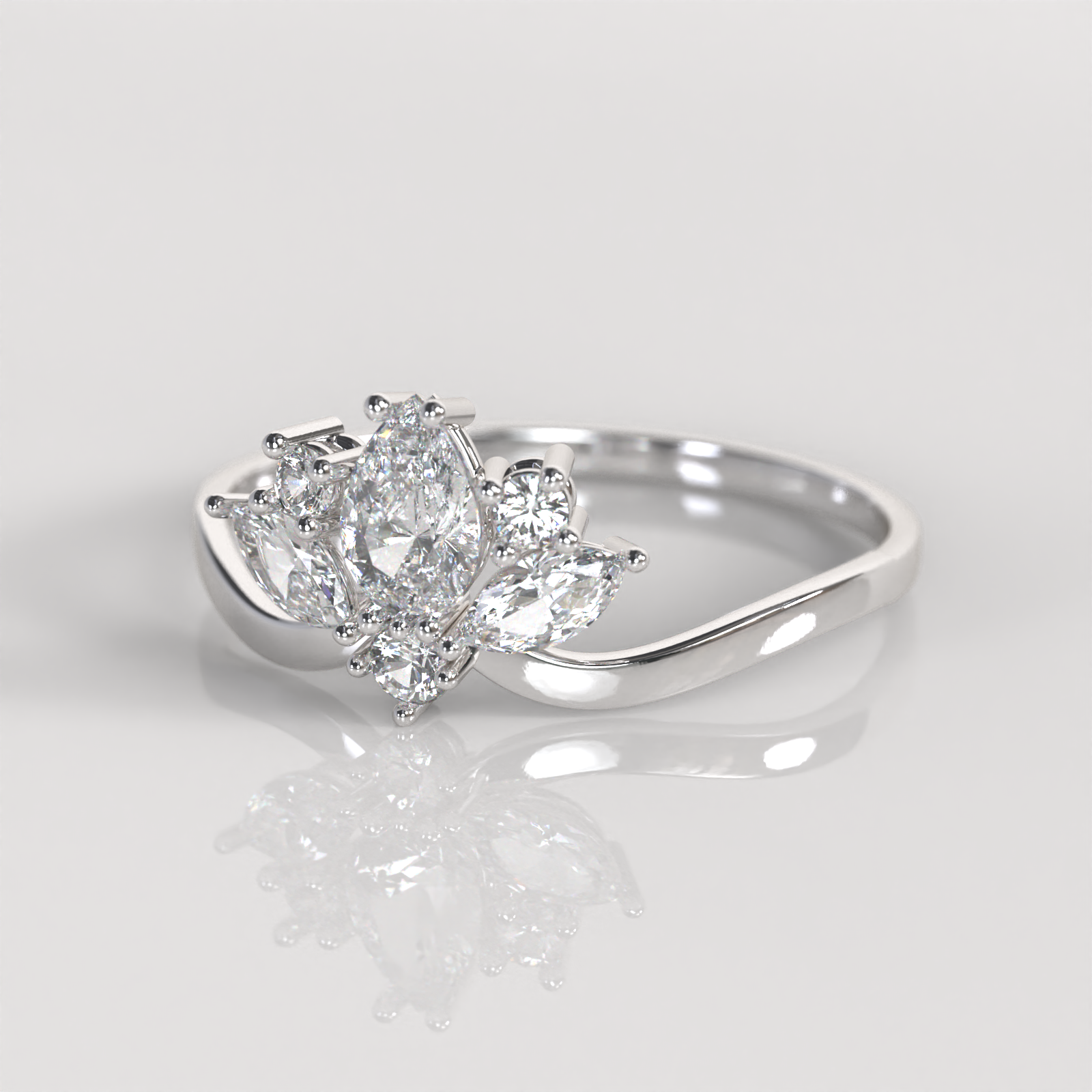 Anillo Anastasia - Plata