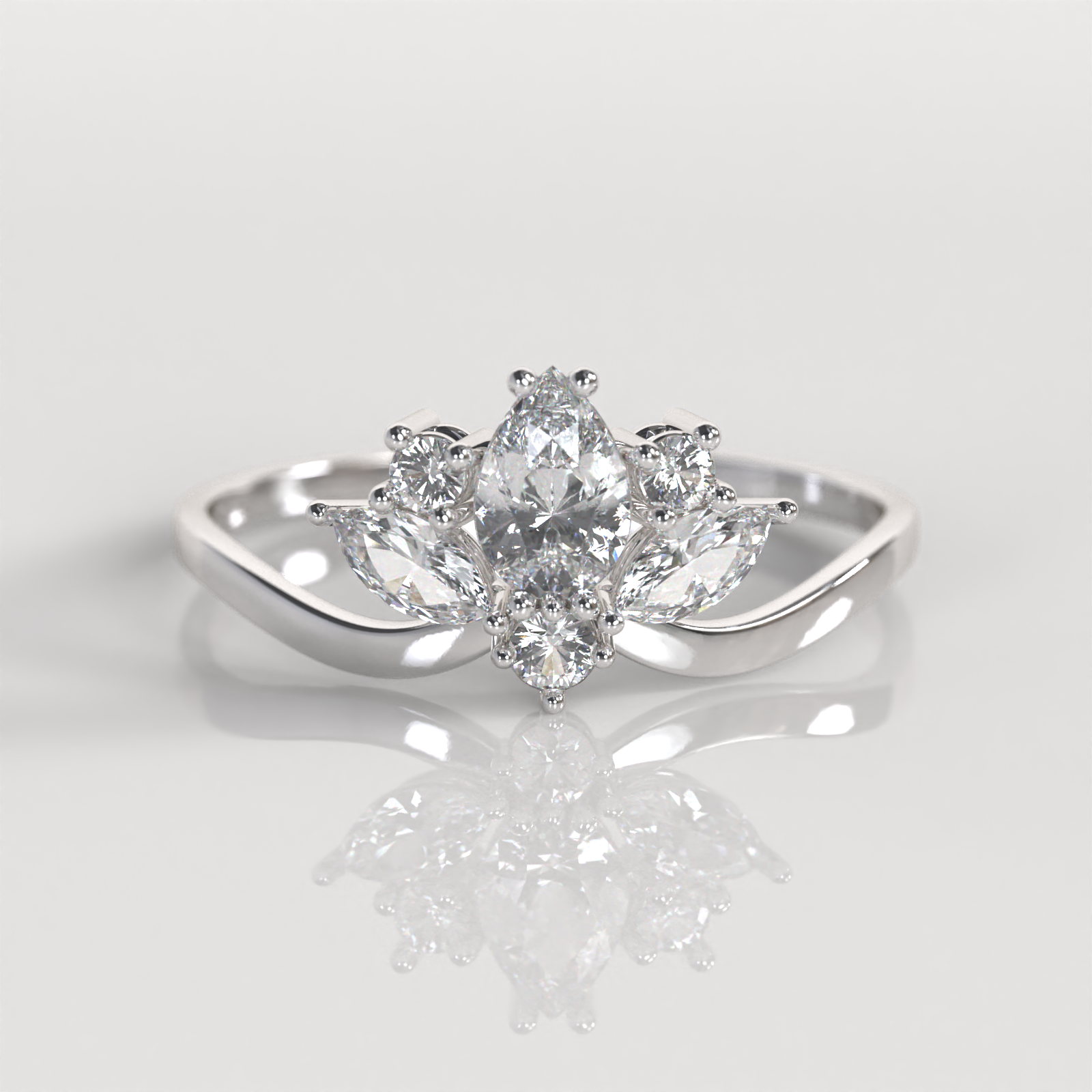 Anillo Anastasia - Plata