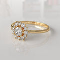 Anillo de Compromiso con Diamantes Sophie - Oro Amarillo 18K
