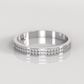 Anillo de Compromiso Gara - Oro Blanco 18K