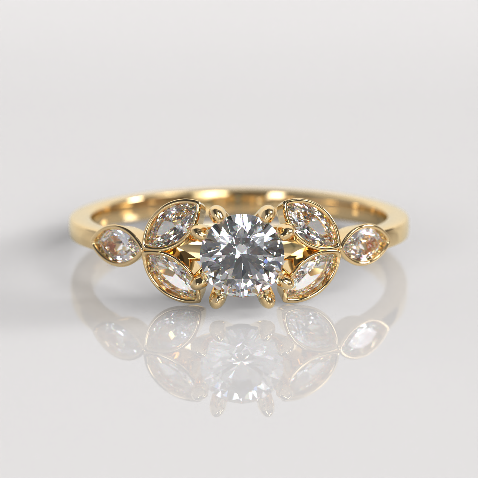 Anillo Vania - Oro Amarillo 18K
