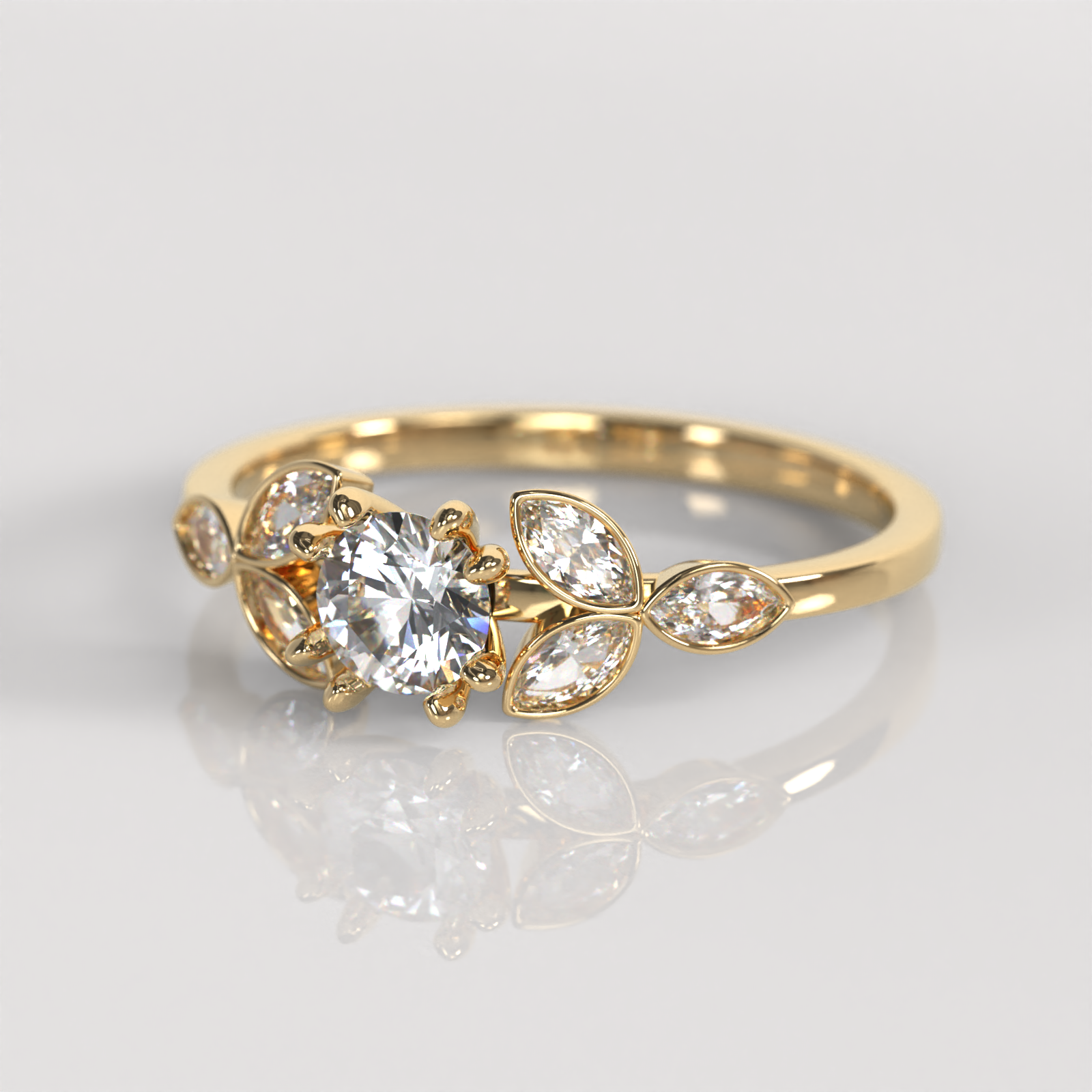 Anillo Vania - Oro Amarillo 18K