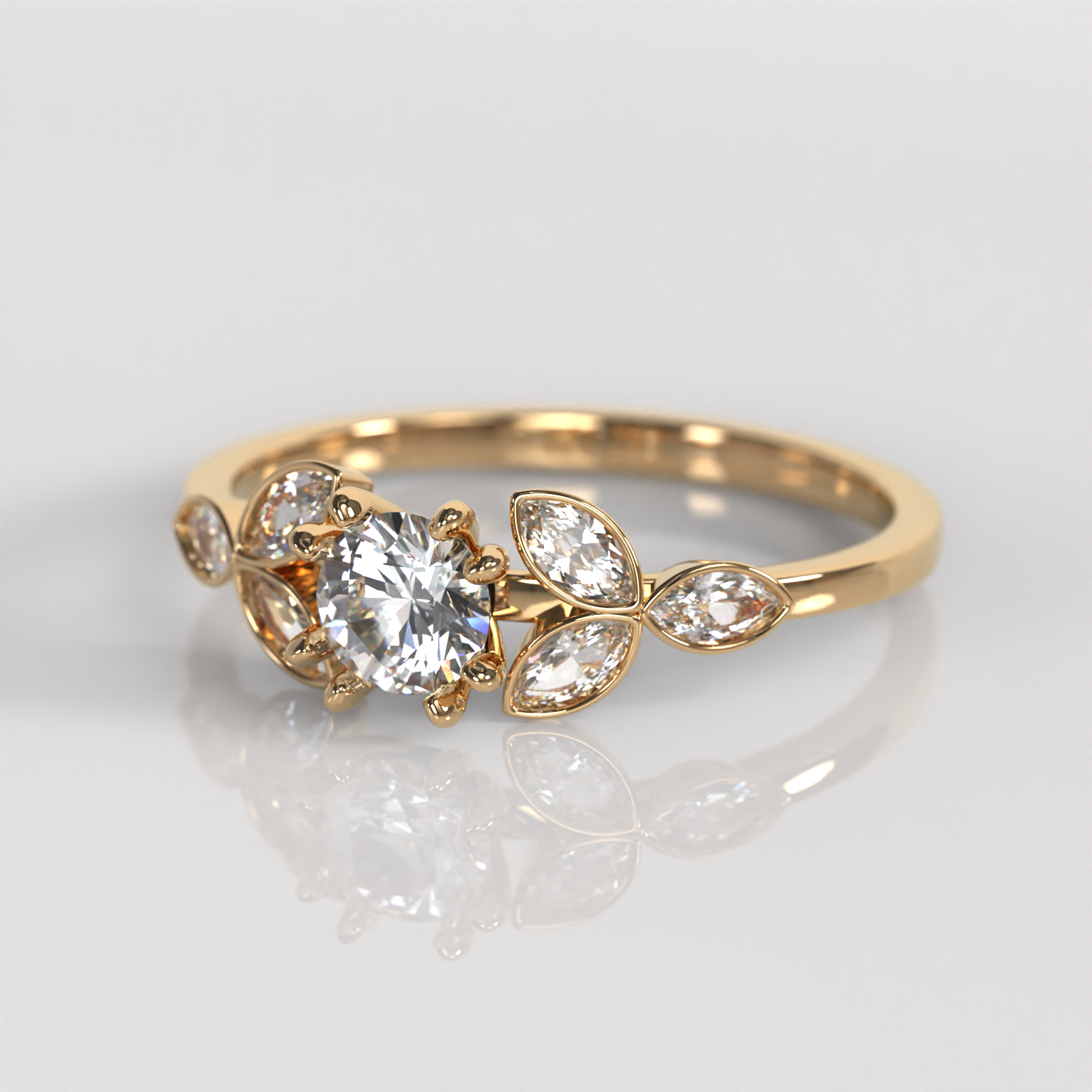 Anillo Vania - Oro Rosado 18K