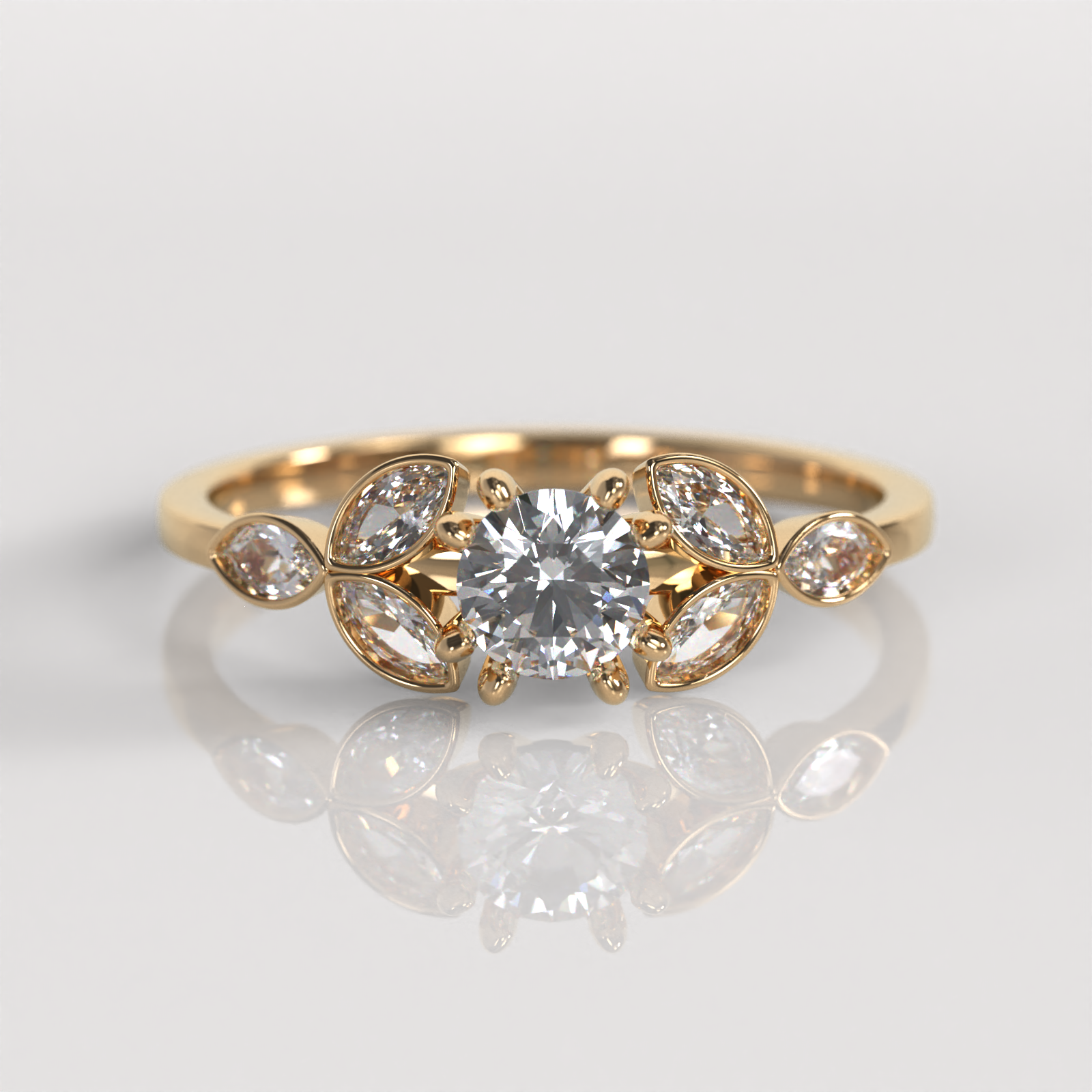 Anillo Vania - Oro Rosado 18K