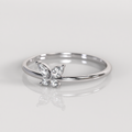 Anillo Mary - Oro Blanco 18K