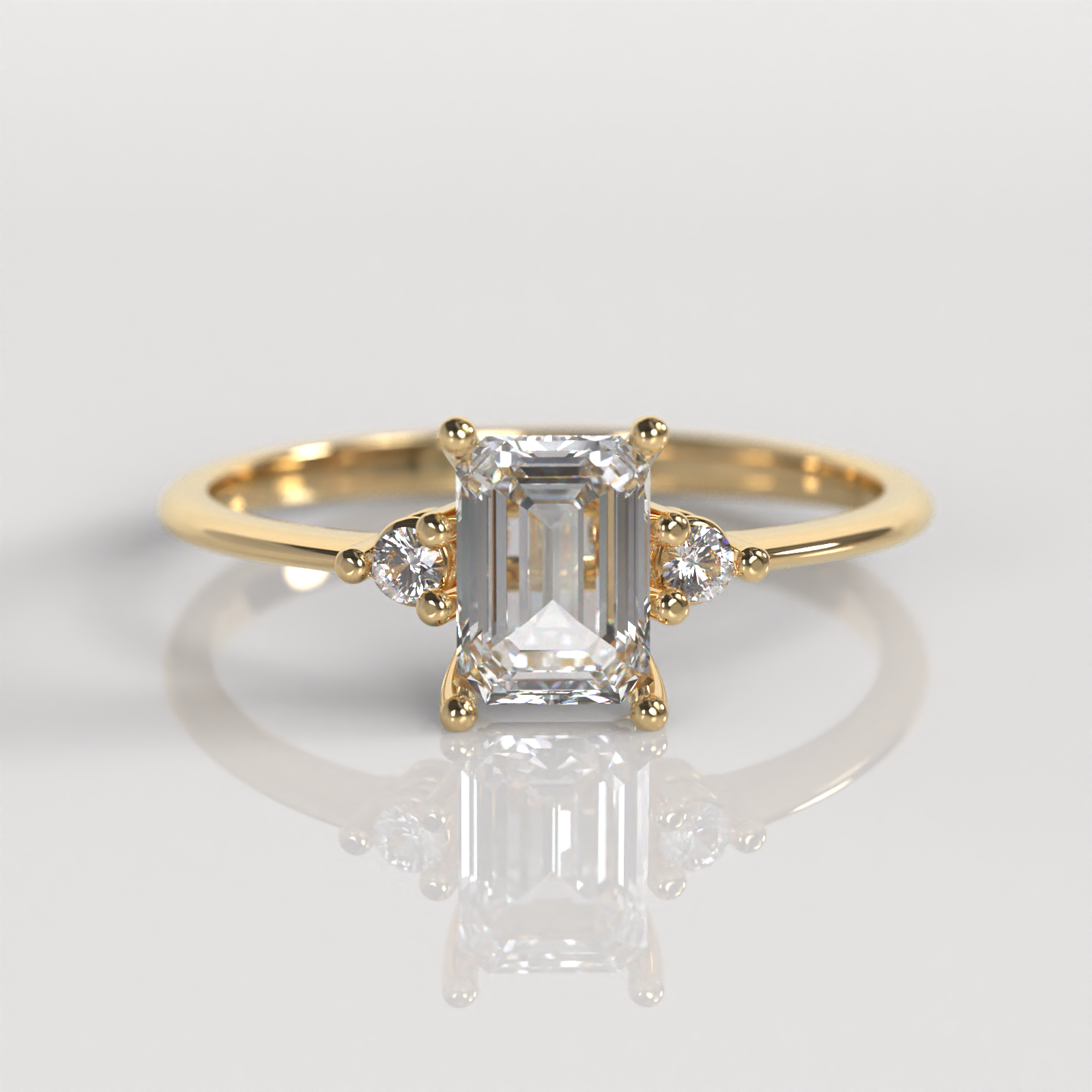 Anillo de Compromiso Lysa - Oro Amarillo 18K