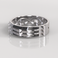 Anillo Atlante - Oro Blanco 18K
