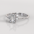 Anillo de Compromiso Lysa - Oro Blanco 18K