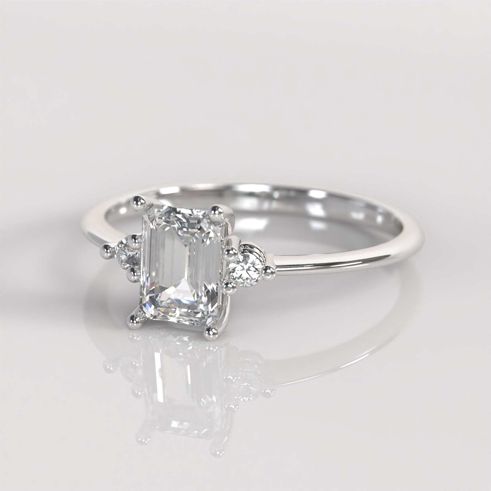 Anillo de Compromiso Lysa - Plata