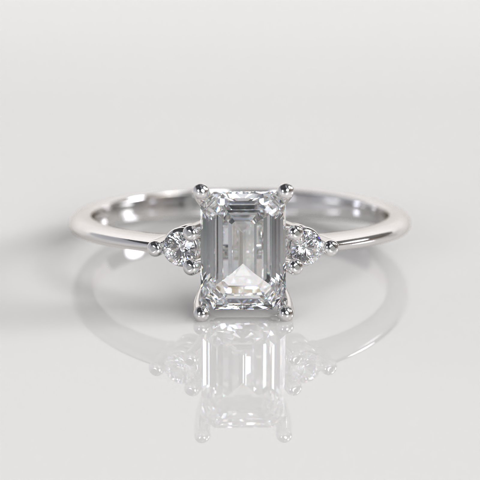 Anillo de Compromiso Lysa - Plata