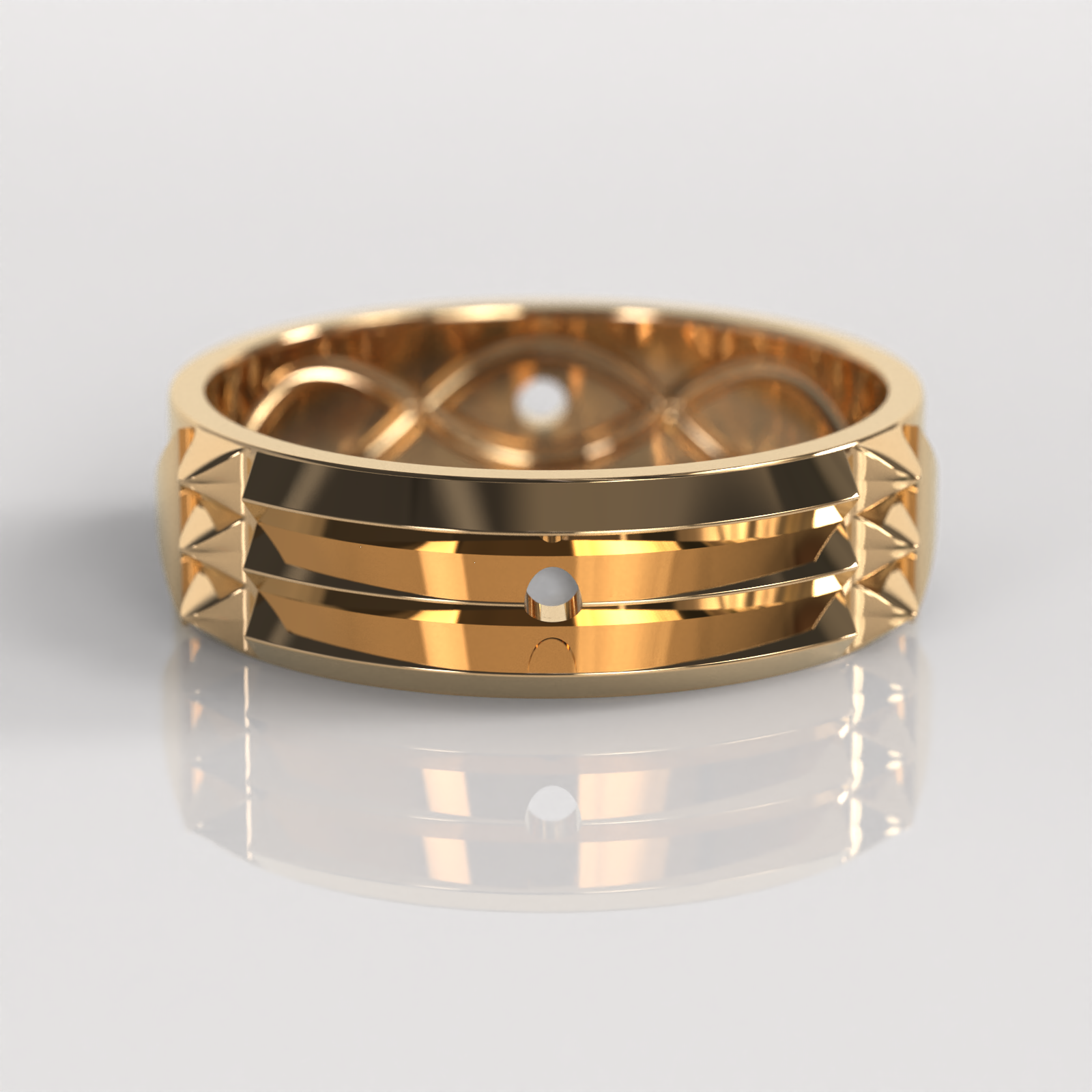 Anillo Atlante - Oro Rosado 18K