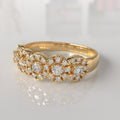 Anillo con Diamantes Felisa - Oro Amarillo 18K