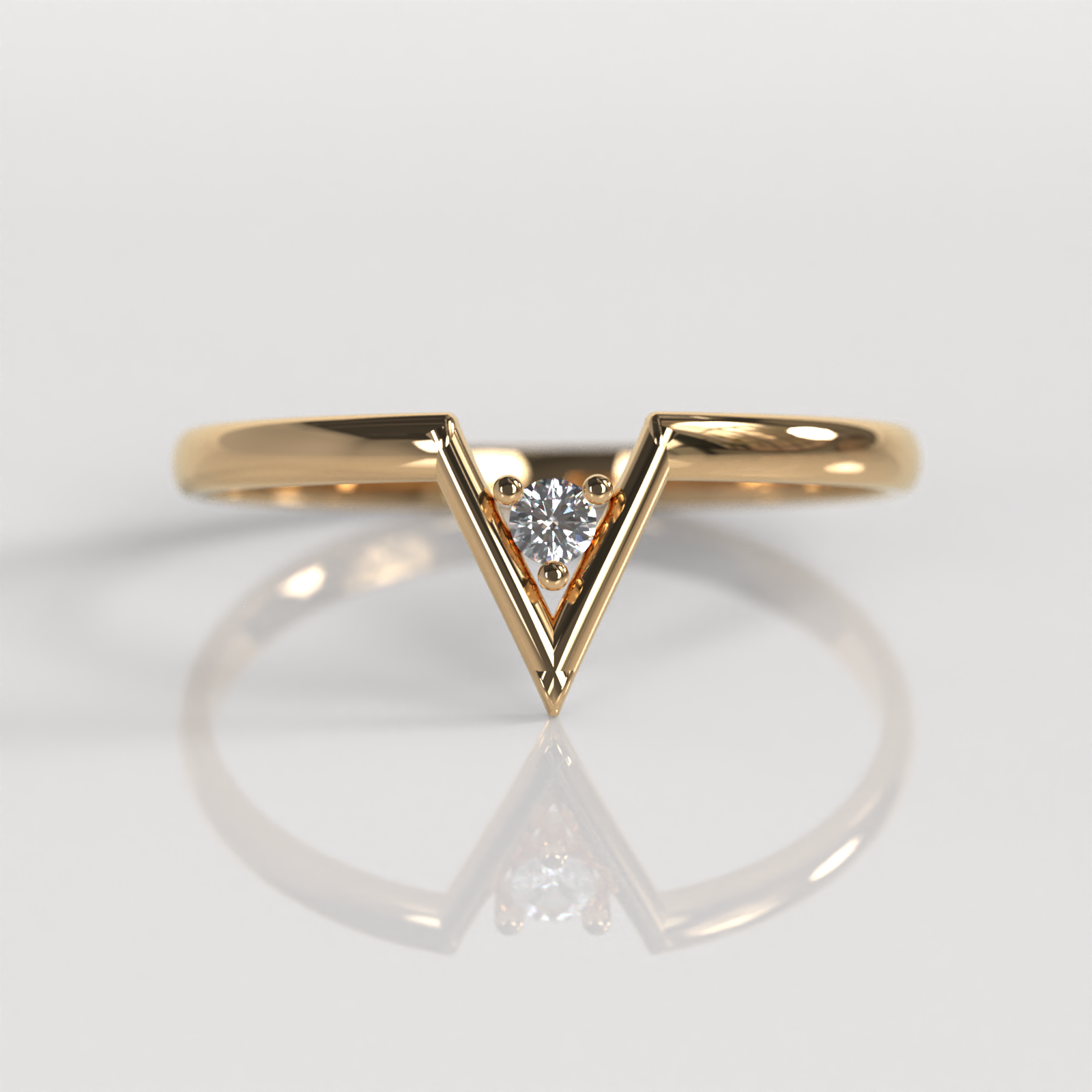 Anillo Viena - Oro Rosado 18K
