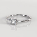 Anillo de Compromiso Kate - Oro Blanco 18K
