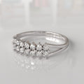 Anillo con Diamantes Jannis - Oro Blanco 18K