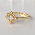 Anillo de Compromiso con Diamantes Rue - Oro Amarillo 18K