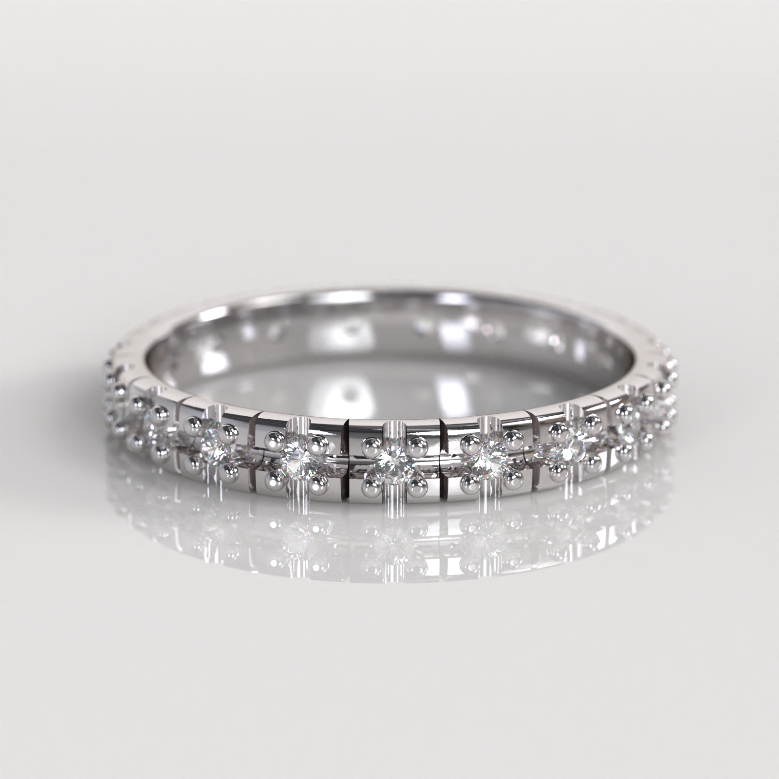 Anillo Julies - Oro Blanco 18K
