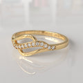 Anillo con Diamantes Naomi - Oro Amarillo 18K