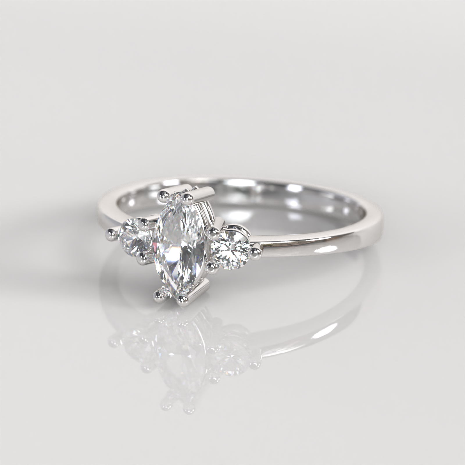Anillo de Compromiso Myria - Plata