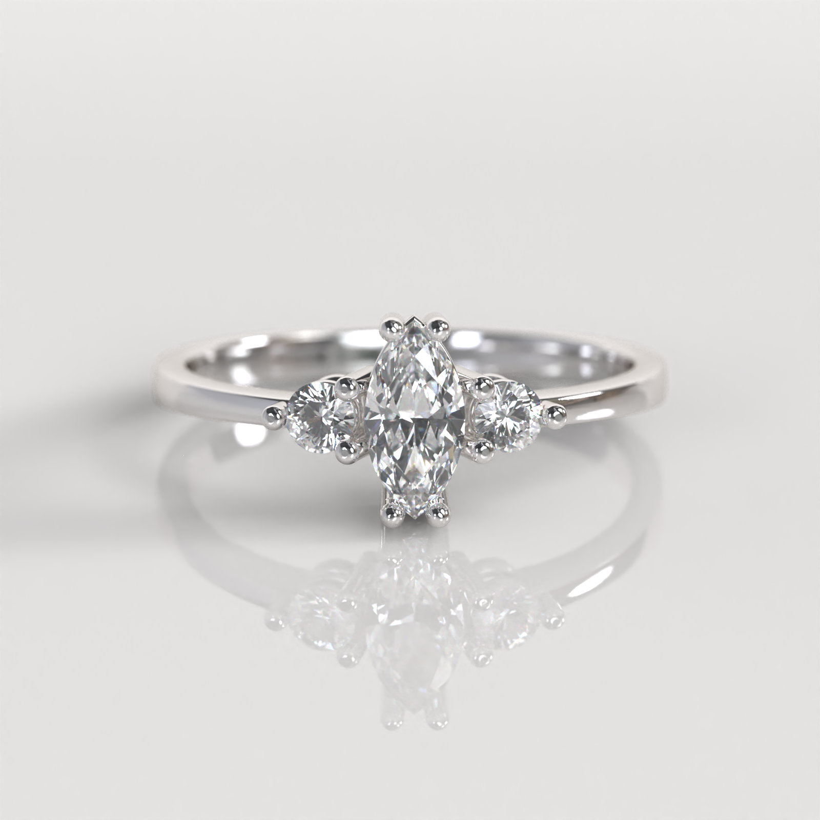Anillo de Compromiso Myria - Plata