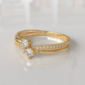 Anillo de Compromiso con Diamantes Mosse - Oro Amarillo 18K