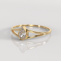 Anillo de Compromiso Goccia - Oro Amarillo 18K