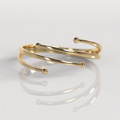Anillo Astras - Oro Amarillo 18K
