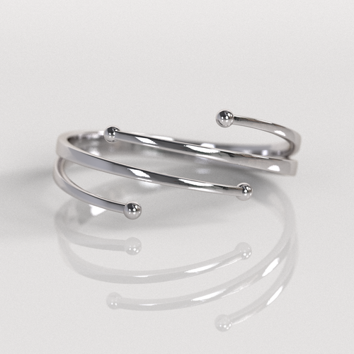 Anillo Astras - Oro Blanco 18K