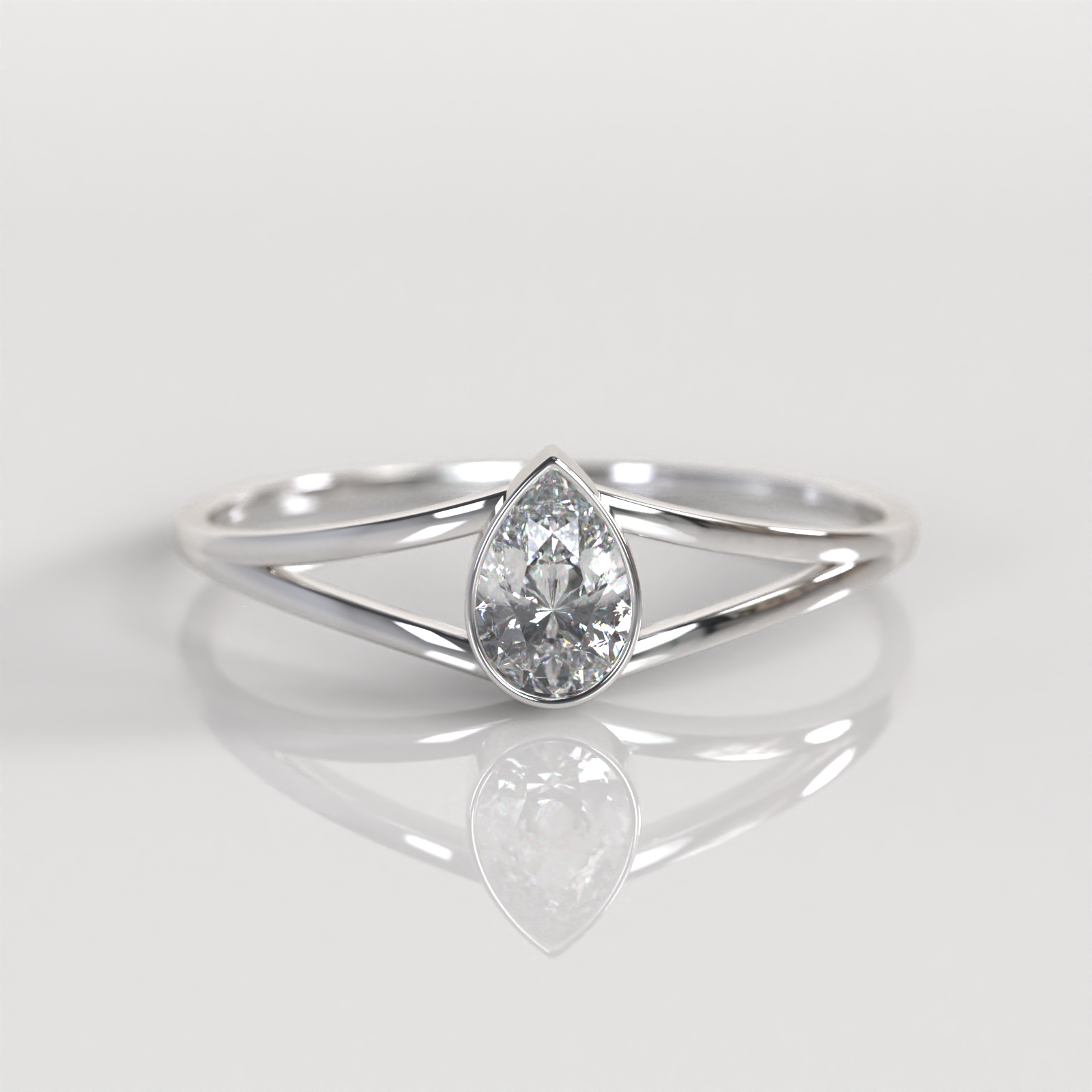 Anillo de Compromiso Goccia - Plata