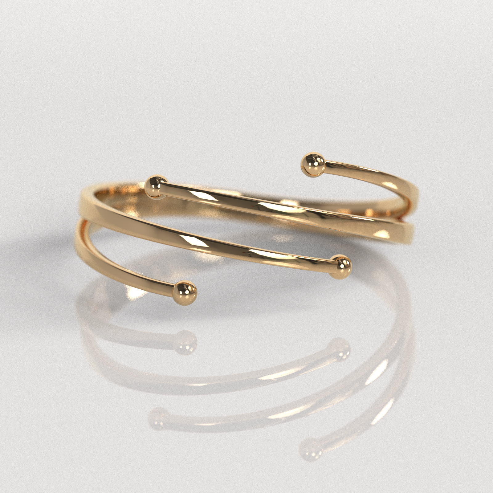 Anillo Astras - Oro Rosado 18K