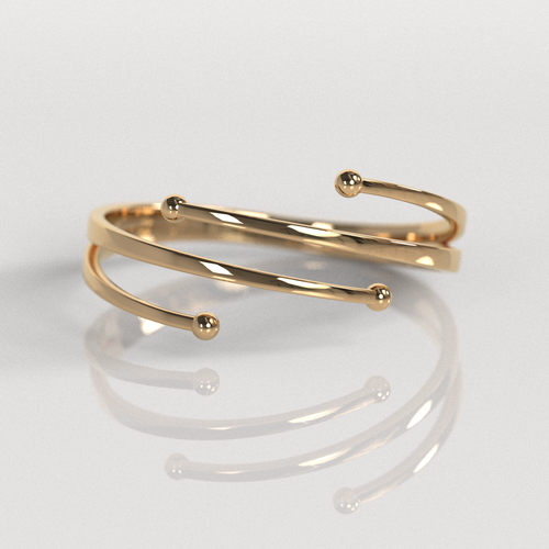 Anillo Astras - Oro Rosado 18K
