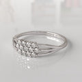 Anillo con Diamantes Conssani - Oro Blanco 18K