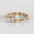 Anillo de Compromiso Belina - Oro Rosado 18K