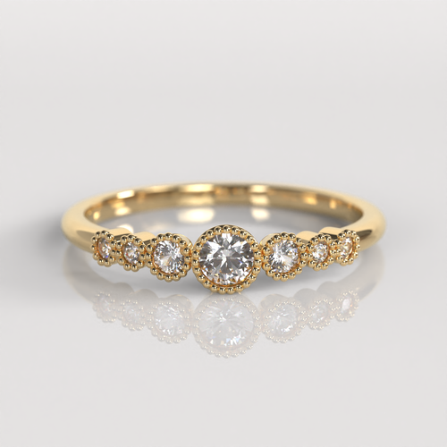 Anillo de Compromiso Caitlyn - Oro Amarillo 18K
