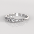 Anillo de Compromiso Caitlyn - Oro Blanco 18K