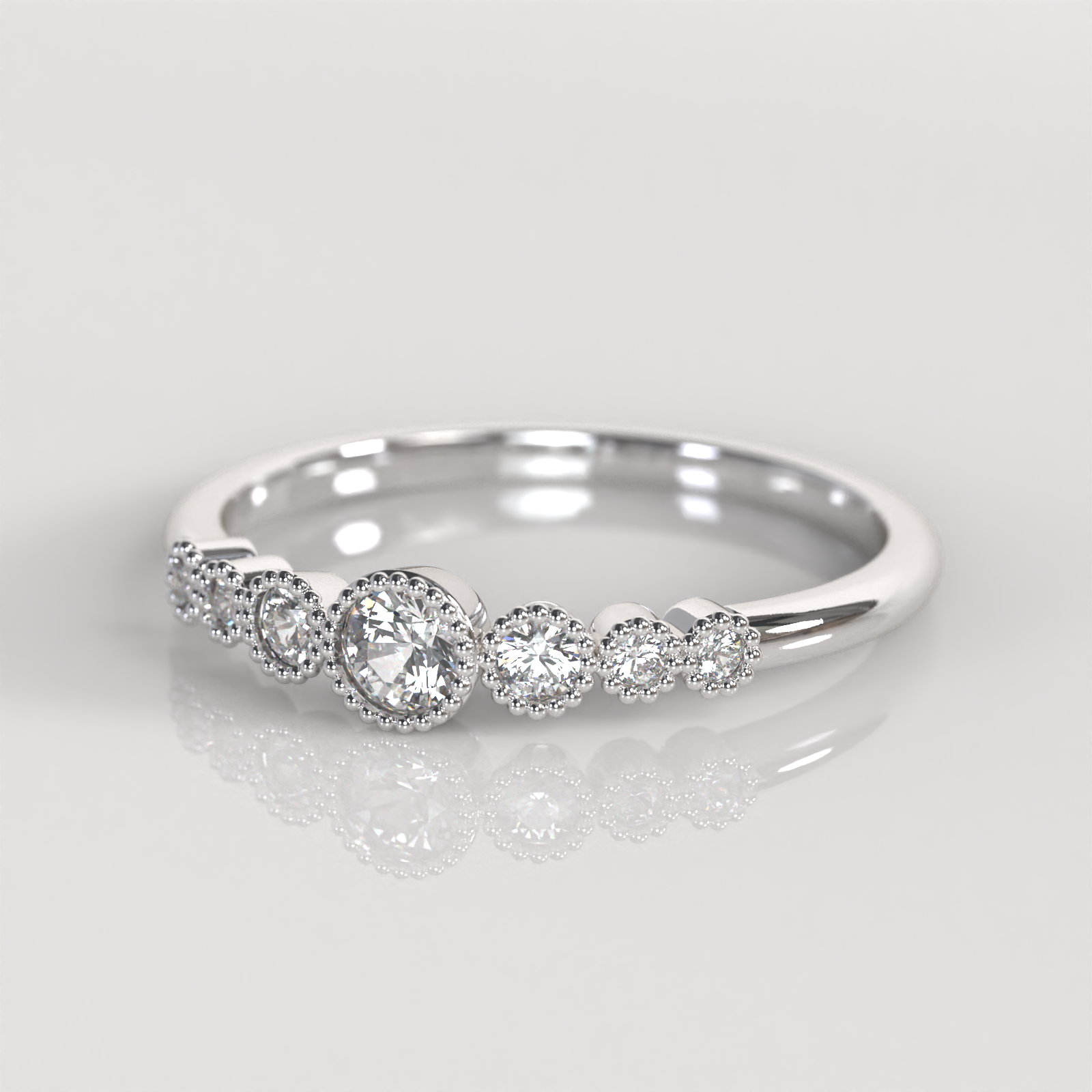 Anillo de Compromiso Caitlyn - Plata