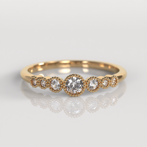 Anillo de Compromiso Caitlyn - Oro Rosado 18K