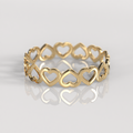 Anillo Corazón Sinfín - Oro Amarillo 18K