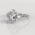 Anillo de Compromiso Maia - Oro Blanco 18K