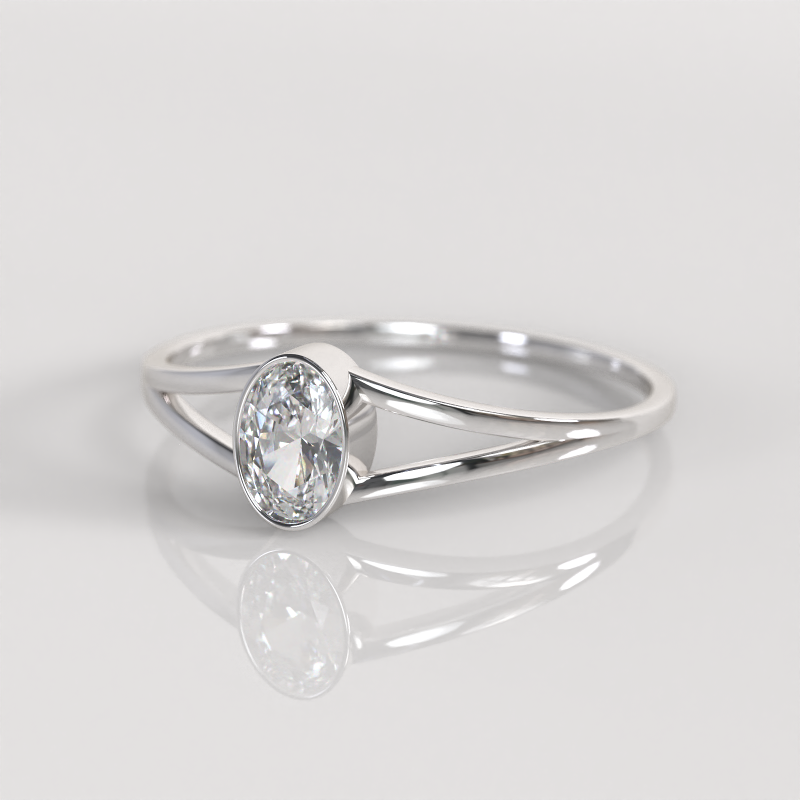 Anillo de Compromiso Eva - Plata